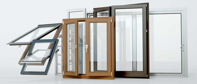 diverse Fenster-Typen